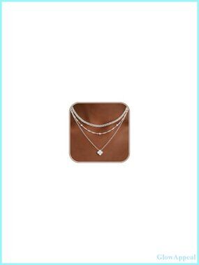 14K Gold Filled Layered Necklace Set Women Dainty Stackable